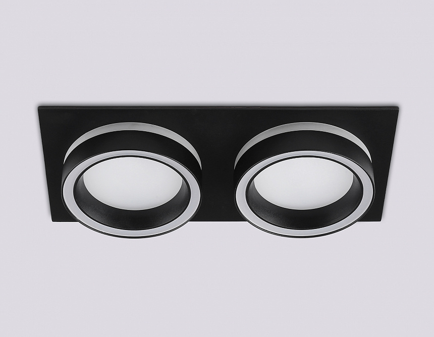 TN52424/2 BK/FR черный/белый матовый GX53 max 12W 210*105*45