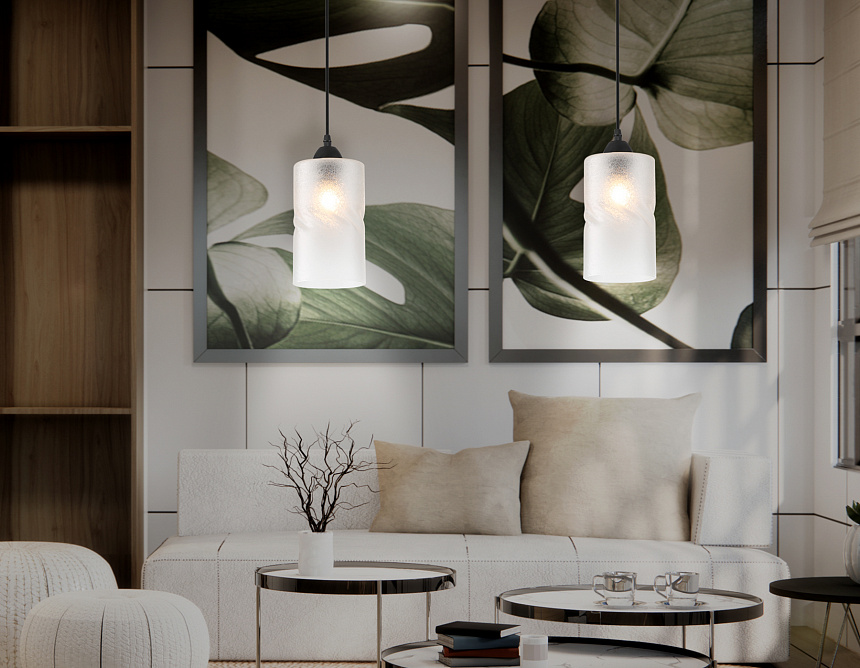 TR3411 BK черный E27 max 60W D120*1000