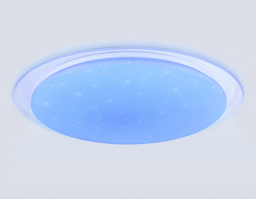 FZ780 WH белый IP20 60W 3000-6500K+RGB 570*55 (ПДУ ИК)