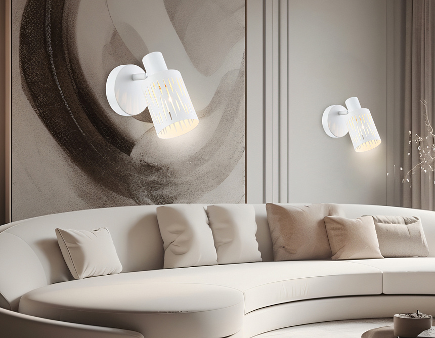 TR8663 WH белый E14 max 60W 180*100*150