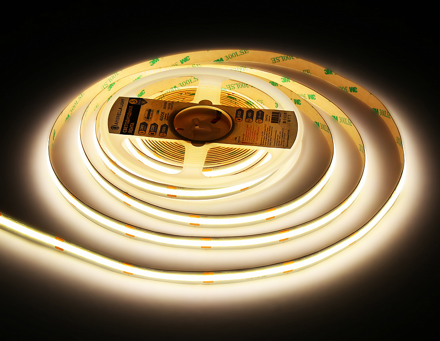 GS4752 COB 528Led/14W m/ 24V IP20 4500K/ 5m*10mm*2mm (2 конт.)