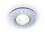 S295 CH хром/прозрачный хрусталь/MR16+3W(LED COLD)