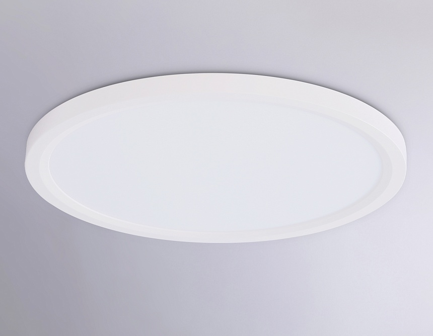 FZ1905 WH белый IP54 26W 3000K-6500K CCT-переключатель D370*25 (Без ПДУ)
