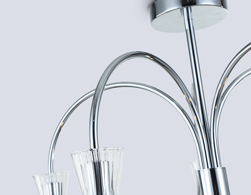 LH55651/5 СH/CL хром/прозрачный E14*5 max 40W D600*440