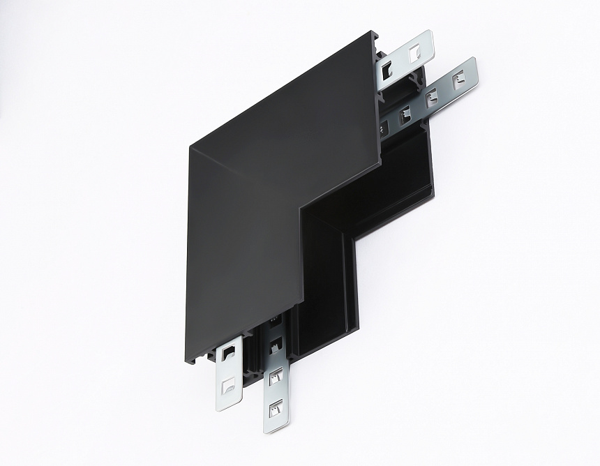 GL3378 BK черный коннектор угловой внутренний для накладного шинопровода 85*85*H26.9