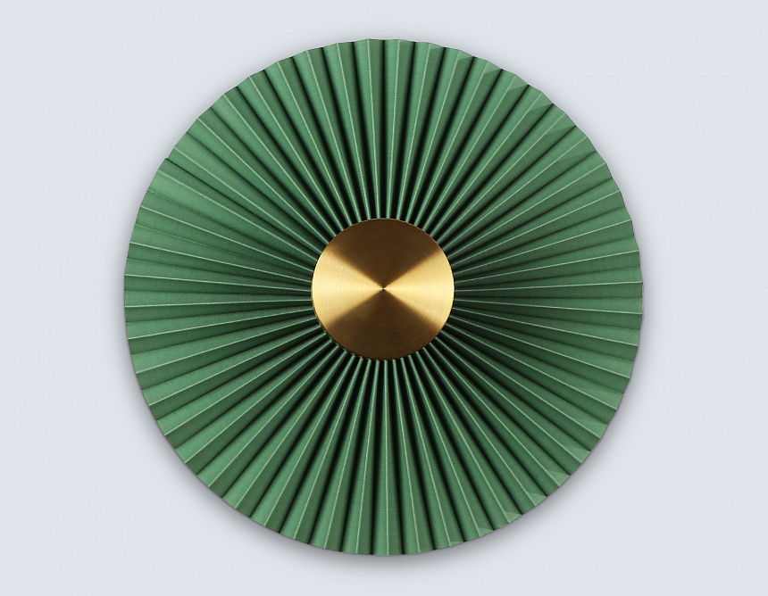 LH72649 BK/GR латунь/зеленый 6W 3000K D300*100