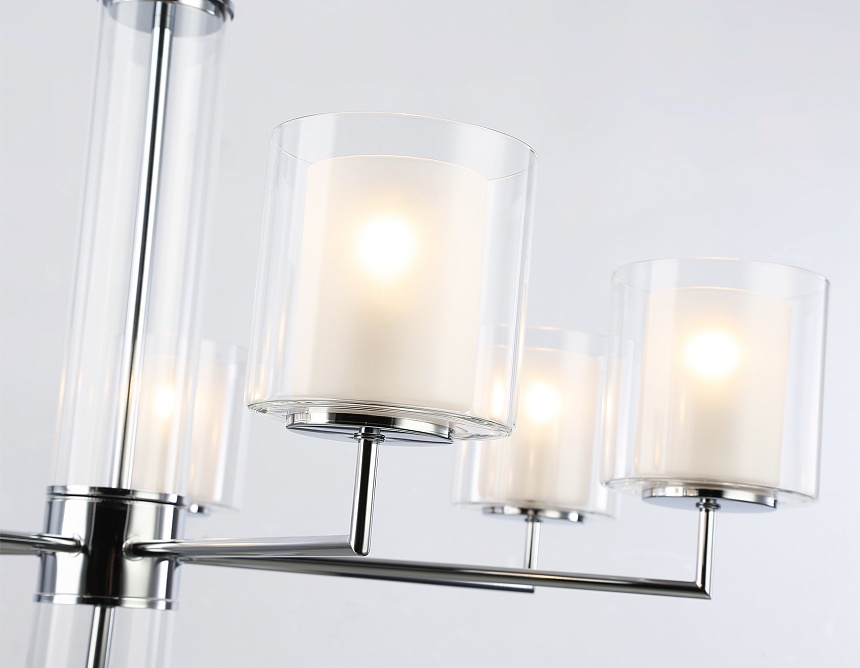 LH56003/7 СH/FR хром/белый матовый E14*7 max 40W D790*1260