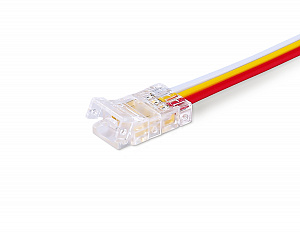 GS7406 Соединитель гибкий односторонний COB CCT 12/24V для лент 8mm (3 конт.) (5шт)
