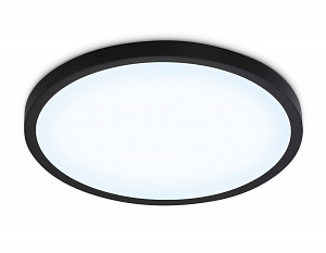 FZ1957 BK черный IP54 26W 5000K D370*15 (Без ПДУ)