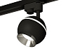 XT1102003 SBK/PSL черный песок/серебро полированное GU5.3 LED 3W 4200K (A2521, C1102, N7032)