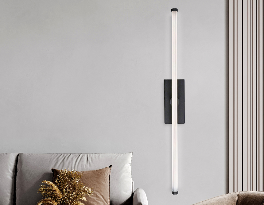 FL6112 BK черный 9W 3000K-6400K 410*40*80