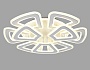 FA8892/6+3 WH/CH белый/хром 210W 3000K/4200K/6400K 650*640*130 (ПДУ РАДИО 2.4G)