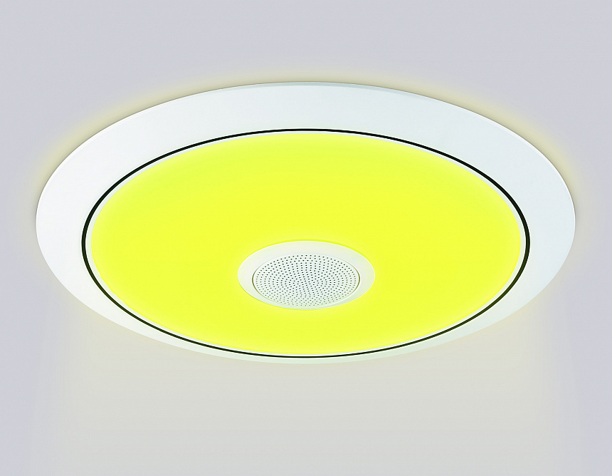 FZ710 WH белый IP20 40W 3000-6500K+RGB Music 370*56 (ПДУ ИК)