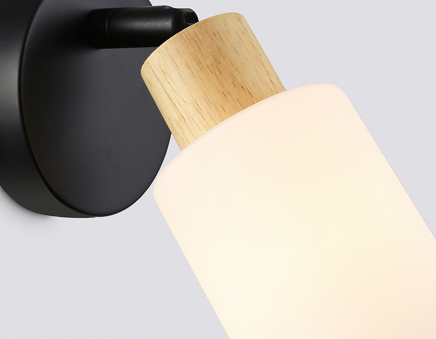 TR8720 BK/WD черный/дерево E14 max 60W 175*100*160