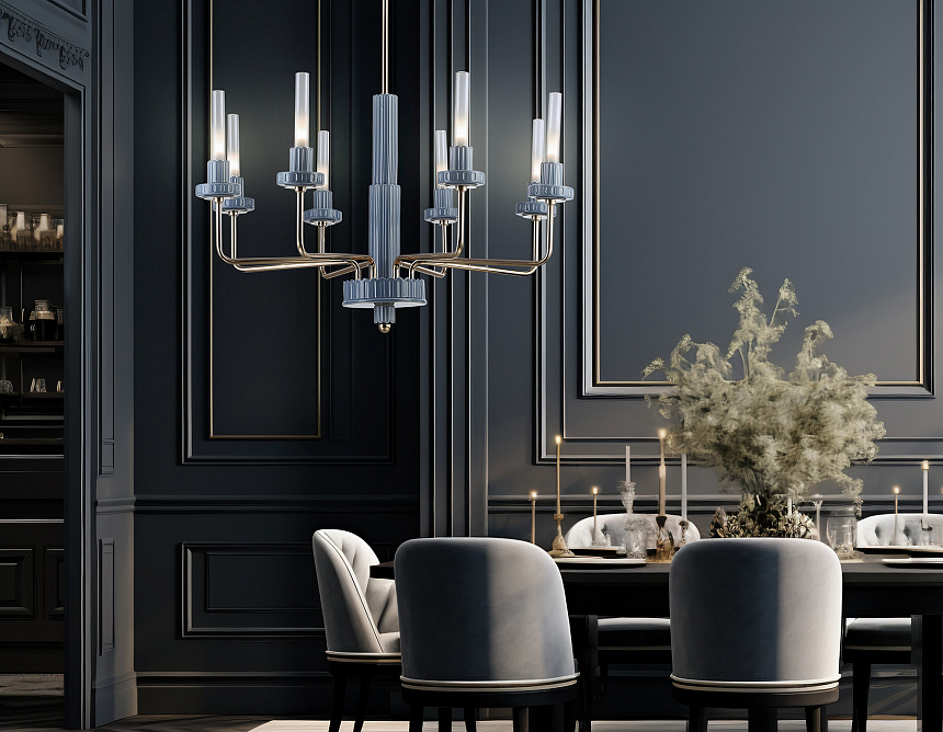 LH53126/8 GD/WH/GB золото/белый/серо-синий 13W 3000K D720*1120