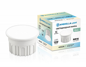 212102 Лампа LED MR16-DD 12W IC 4000K 220-240V 100°