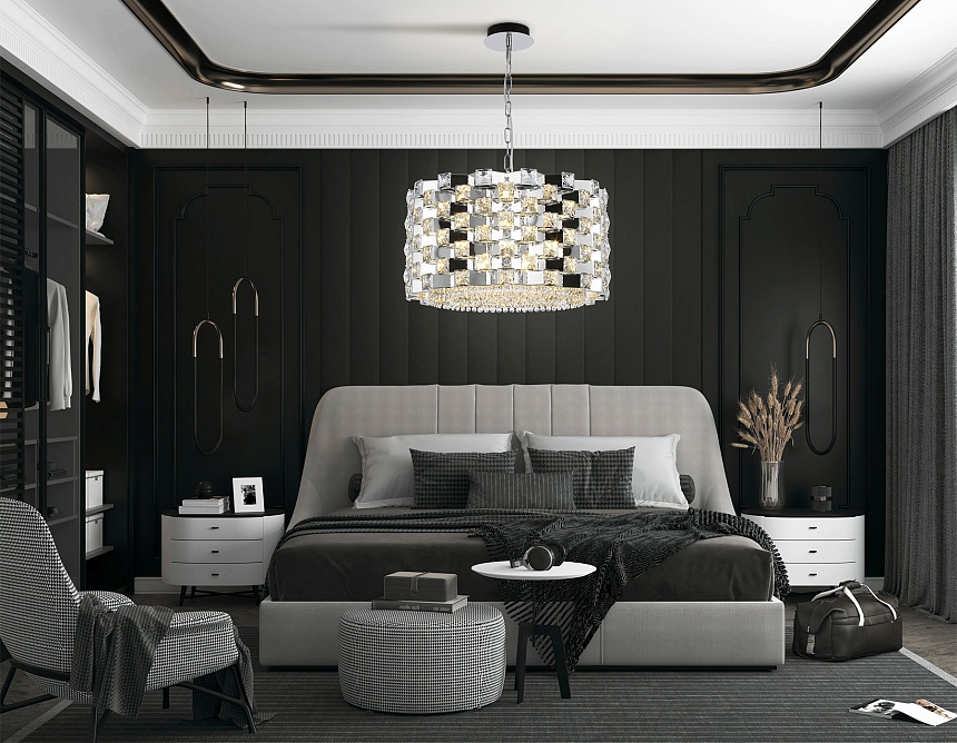 LH41001/12 CH/CL хром/прозрачный E14*12 max 40W D540*290