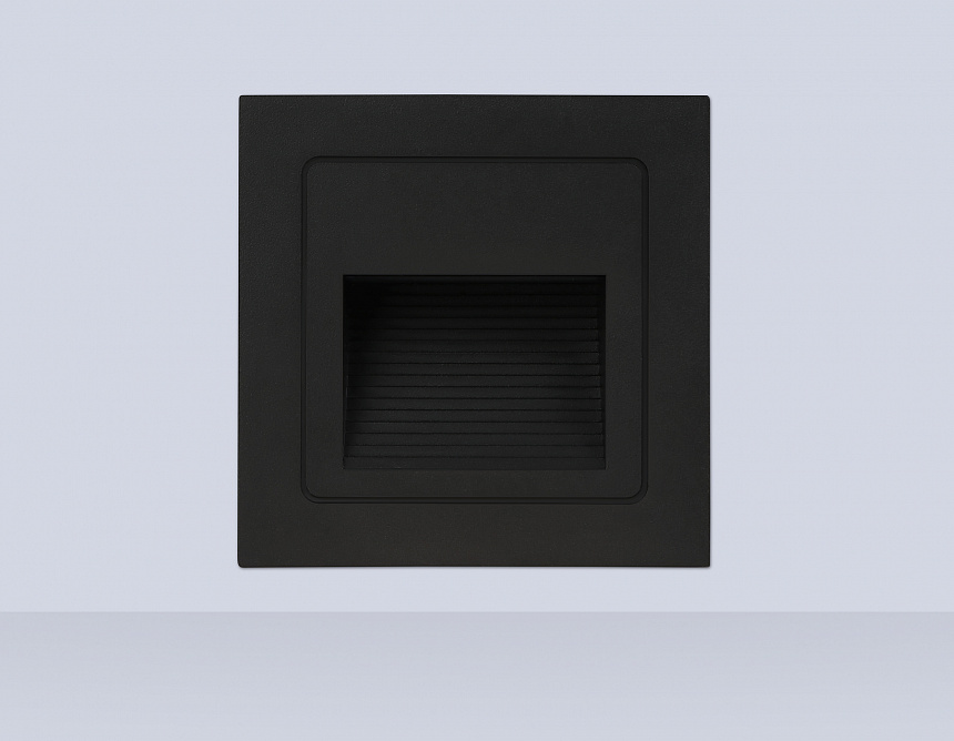 ST8212 BK черный IP65 LED 3000K 3W 84*84*46