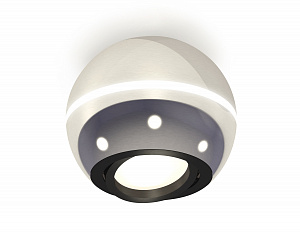 XS1104010 PSL/PBK серебро полированное/черный полированный MR16 GU5.3 LED 3W 4200K (C1104, N7002)