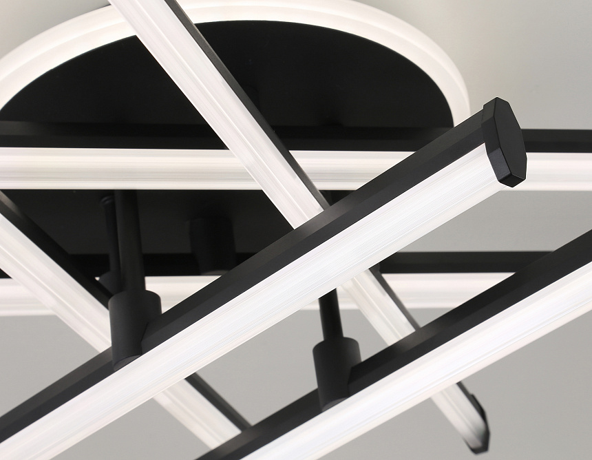 FL6252 BK черный 97W 3000K-6400K 805*760*170 (ПДУ ИК)