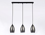 TR3537/3 BK/SM/FR черный/дымчатый/белый матовый E27/3 max 40W 640*120*820