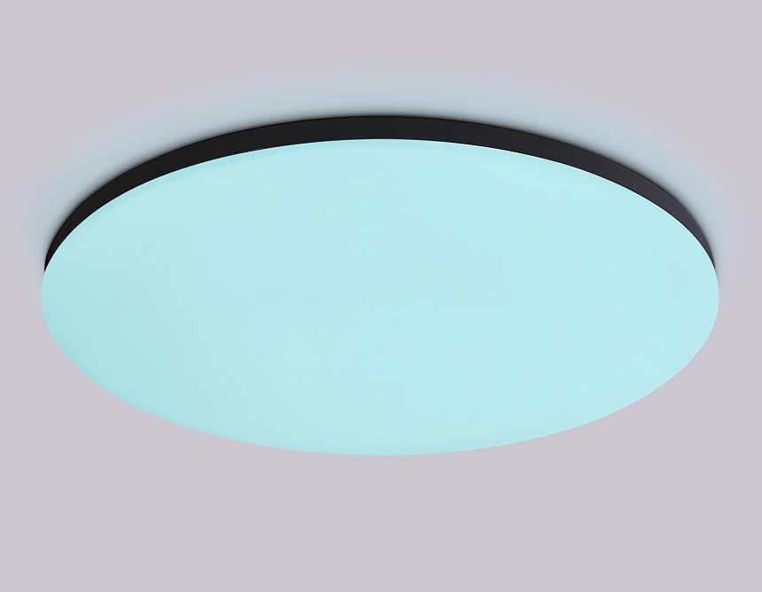 FZ2006 BK черный IP54 30W 3000K-6500K+RGB Wi-Fi Алиса/Tuya/Smart Home/Alexa D450*60 (ПДУ ИК)