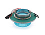 TN351 CH/BL хром/голубой GU5.3+3W (LED COLD) D95*45
