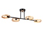TR8248/4 BK/LWD черный/светлое дерево E27/4 max 40W 840*360*220