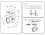 TA110 BK черный GU10 D80*130*D60