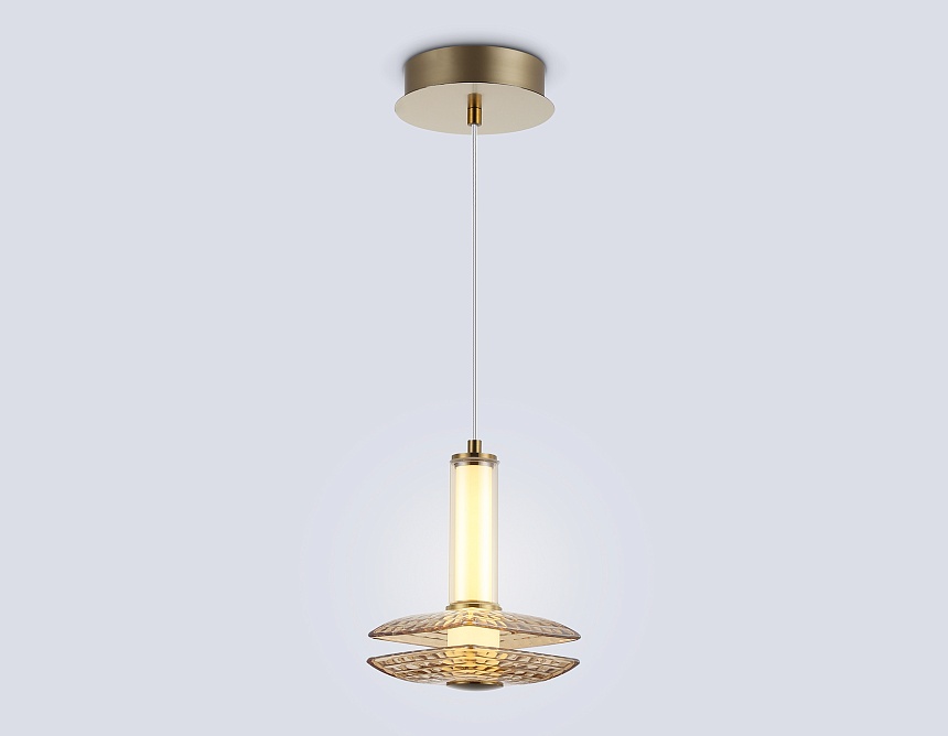 LH31001 BS/TI латунь/янтарь 10W 3000K 150*150*240