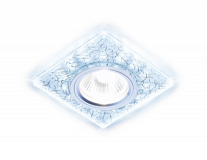 S227 W/CH/C белый/серебро/MR16+3W(LED COLD)
