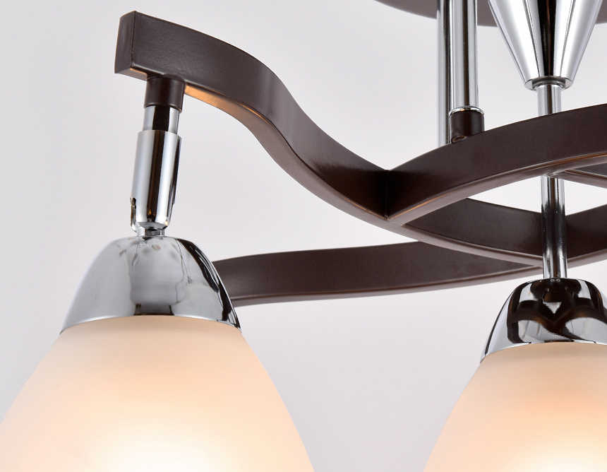 TR3113/5 DCF/CH темный кофе/хром E27 max 40W 565*565*320