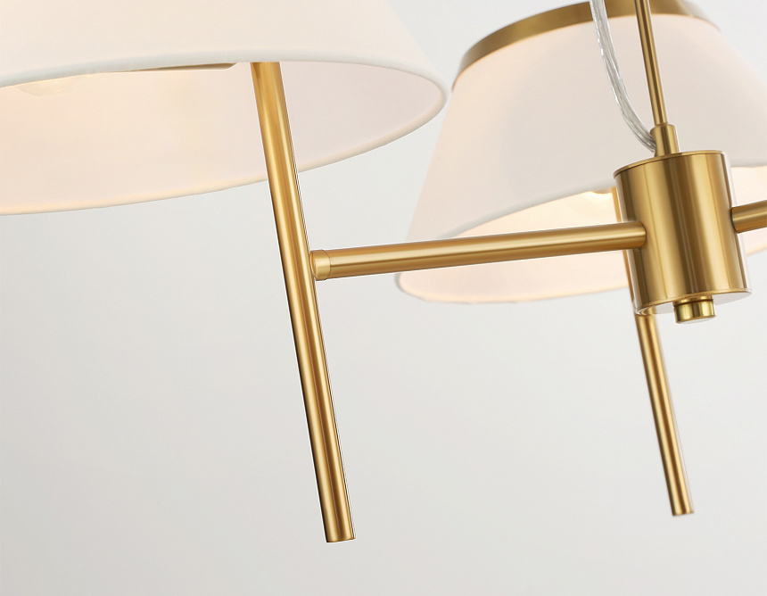 LH72471/3 BS/WH латунь/белый Е14/3 max 40W D800*290-1080