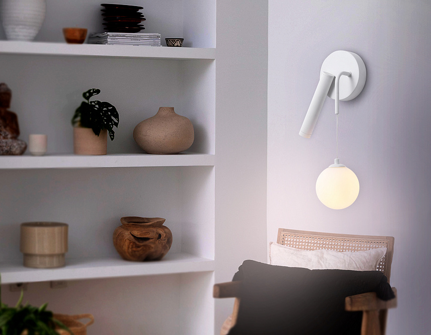 FL66383/2 WH белый 2W 4200K+G9 500*120*120