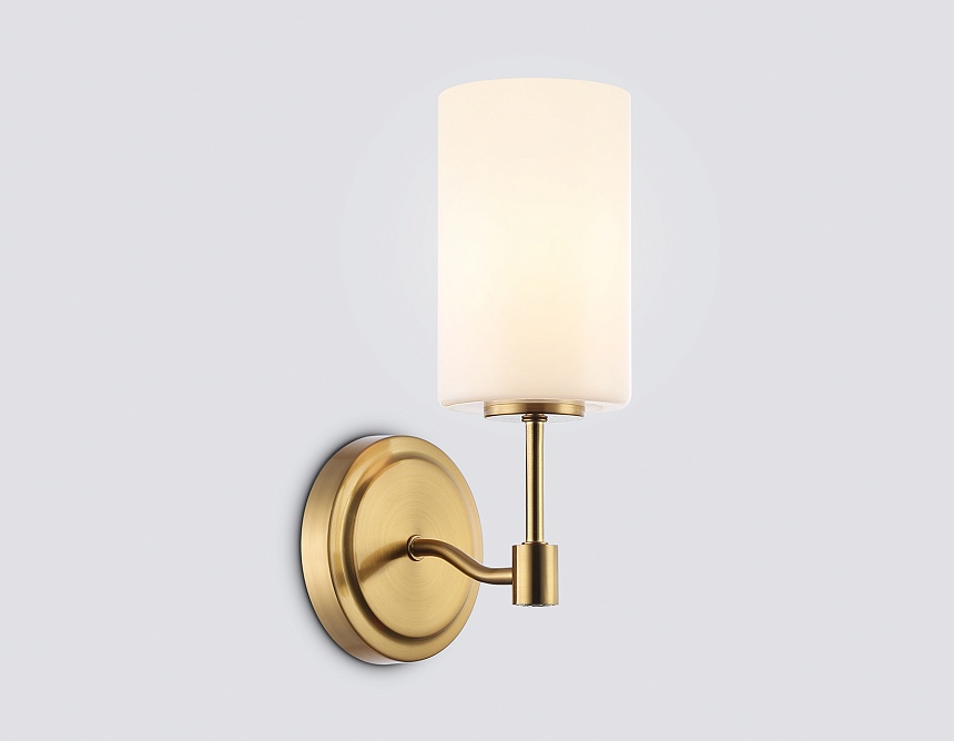 LH56056 BS/FR латунь/белый матовый E14 max 40W 160*120*280