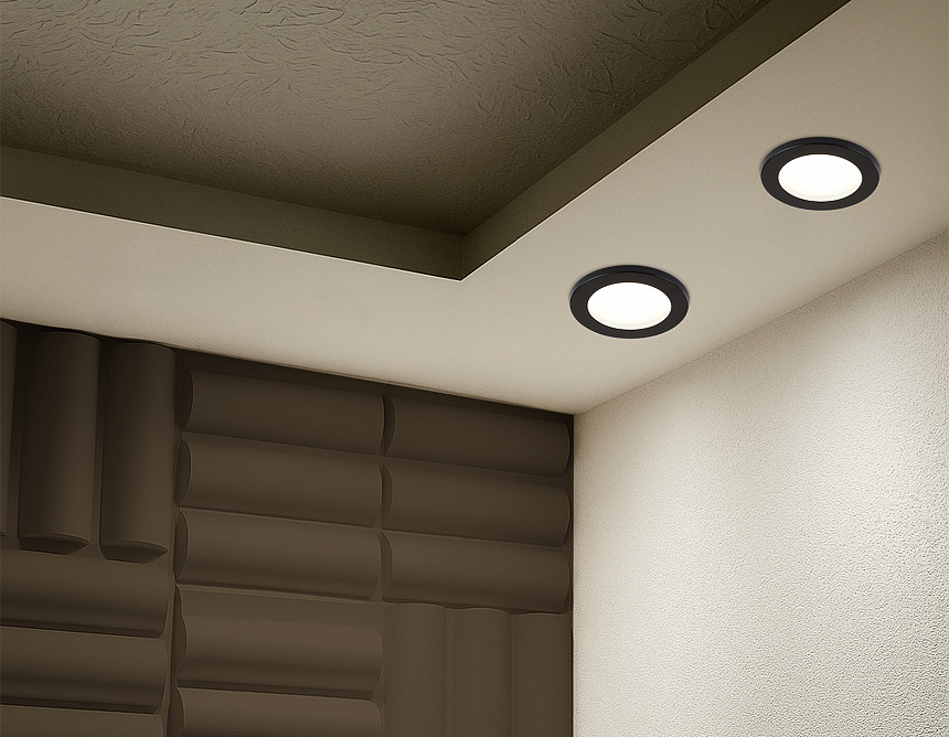 TN6632 BK черный IP44 GX53 D100*60 TN6632 BK черный IP44 GX53 D100*60