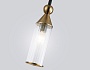 LH55251 BK/BS/CL черный/латунь/прозрачный E14 max 40W D65*1500