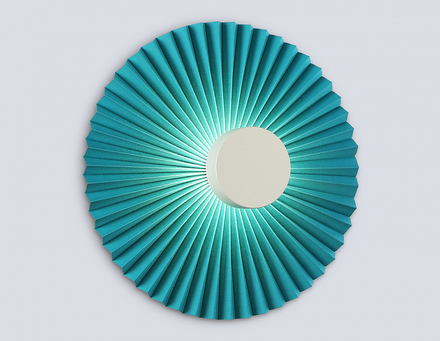 LH72651 WH/GR белый/бирюзовый 6W 3000K D300*100