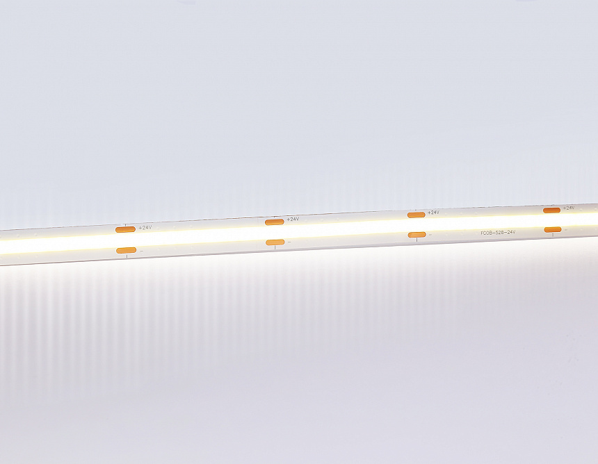 GS4752 COB 528Led/14W m/ 24V IP20 4500K/ 5m*10mm*2mm (2 конт.)