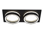 TN52424/2 BK/FR черный/белый матовый GX53 max 12W 210*105*45