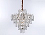 TR5233/12 SGD/CL/FR золото/прозрачный/белый матовый E27*12 max 40W D600*610