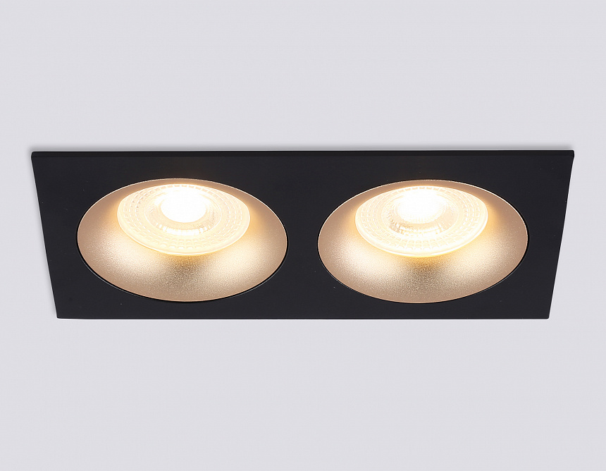 TN102735/2 BK/GD черный/золото GU5.3 175*92*23 TN102735/2 BK/GD черный/золото GU5.3 175*92*23