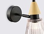 LH58118 BK/LW/SM черный/светлое дерево/дымчатый E14 max 40W 180*110*200