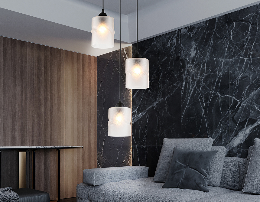 TR3410/3 BK черный E27/3 max 60W D330*1000