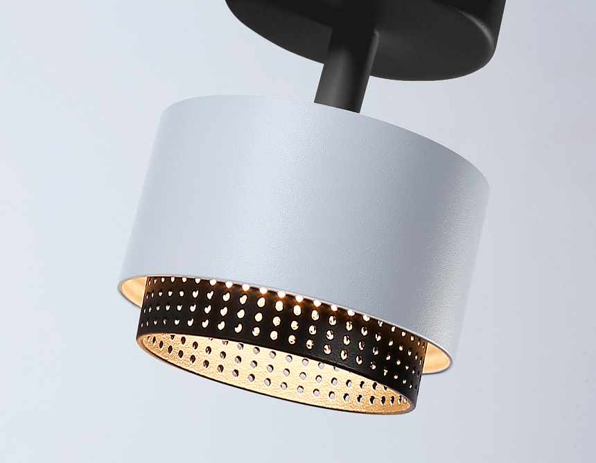 TN71279 WH/BK белый/черный GX53 max 12W D95*137