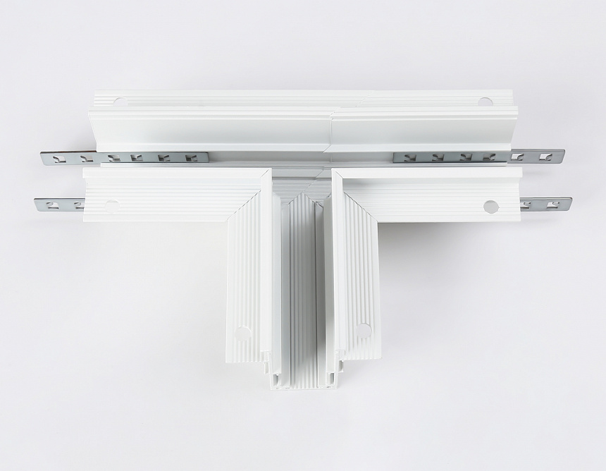 GL3355 WH белый коннектор т-образный встраиваемый 170*85*46,8