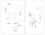 LH53266 BS/WH латунь/белый E14 max 40W 110*100*400