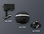 XT1102021 SBK/PBK черный песок/черный полированный MR16 GU5.3 LED 3W 4200K (A2521, C1102, N7002)