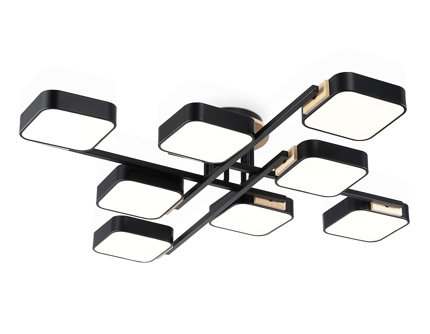 FL4890/8 BK/WD черный/дерево 144W 3000-6000K 960*960*160 (без ПДУ) FL4890/8 BK/WD черный/дерево 144W 3000-6000K 960*960*160 (без ПДУ)