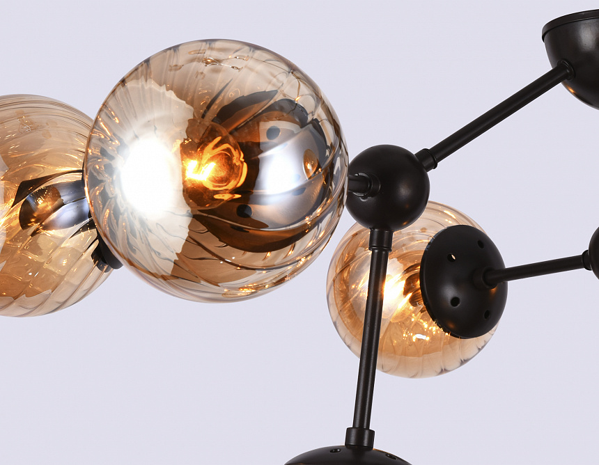 TR9018/9 DCF/TI темный кофе/янтарь E14 max 40W D830*440